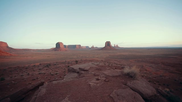 A barren desert