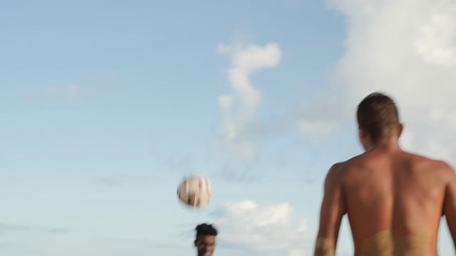 Soccer on the beach