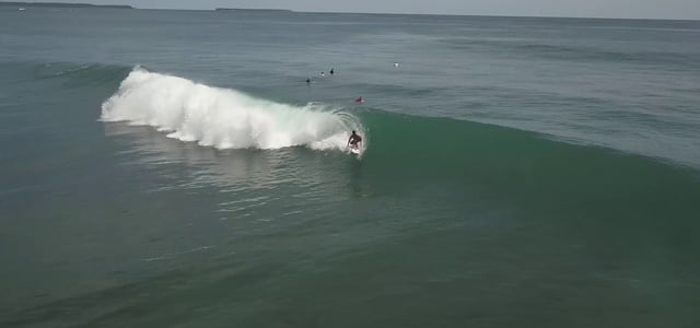 某人冲浪的时间流逝