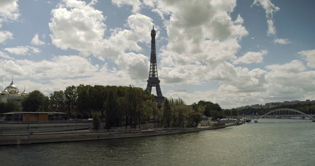 Bridge near Eiffel Tower