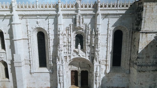 The architecture of the Jeronimos Monastery