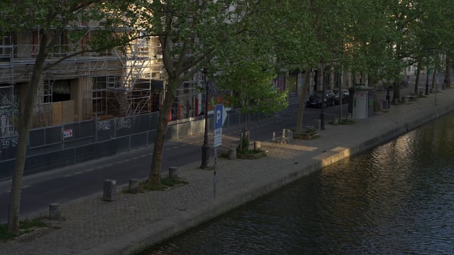 Canal de Saint Martin en París