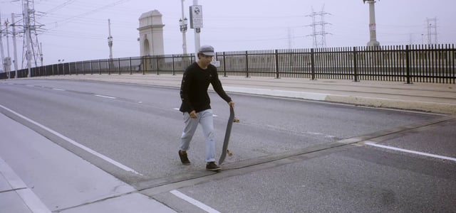 Skateboarding in Los Angeles