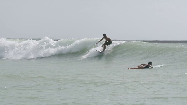 Slow-motion surfing