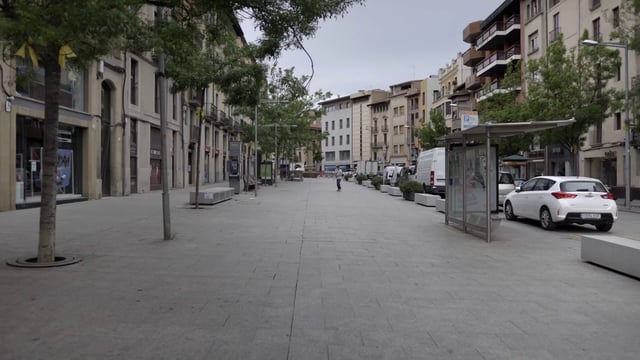Main road in Spain