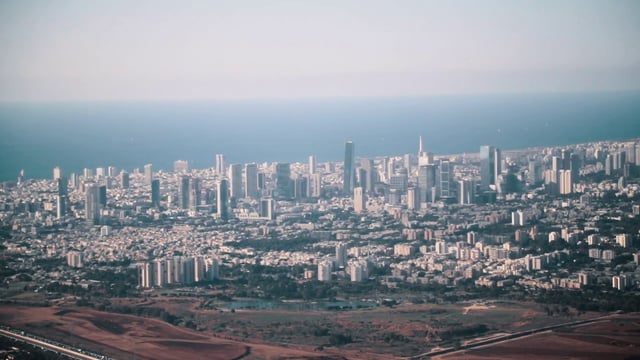 Tel Aviv drone view