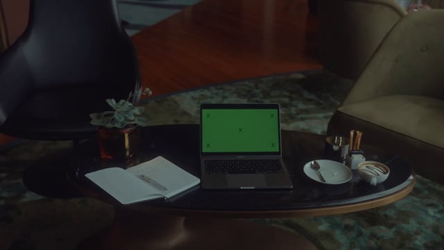 Working space in a cafe