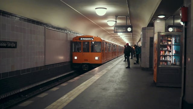 Berlin underground train 