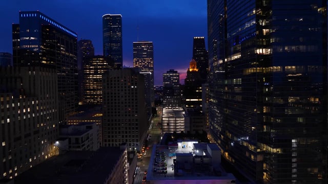 Houston, Texas de noche