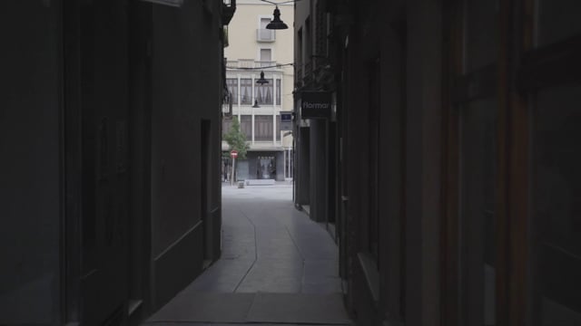 A narrow alleyway in Spain