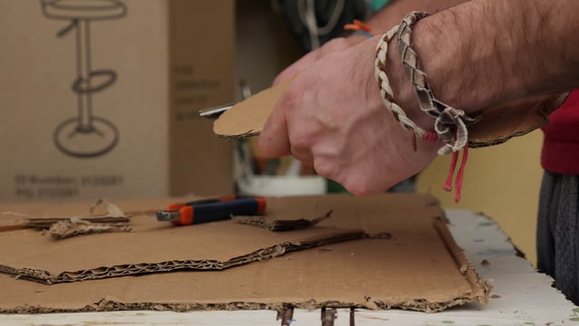 Cutting cardboard - Free Stock Video Footage | Coverr