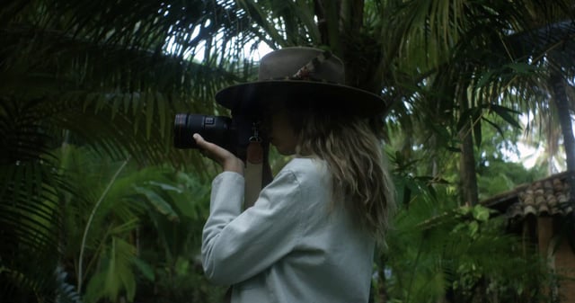 Fotógrafa en la jungla