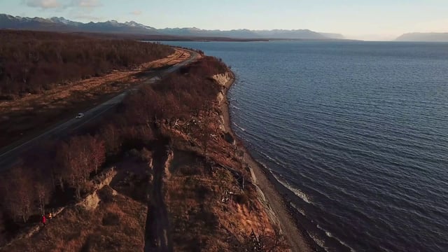 阿根廷火地岛海岸线