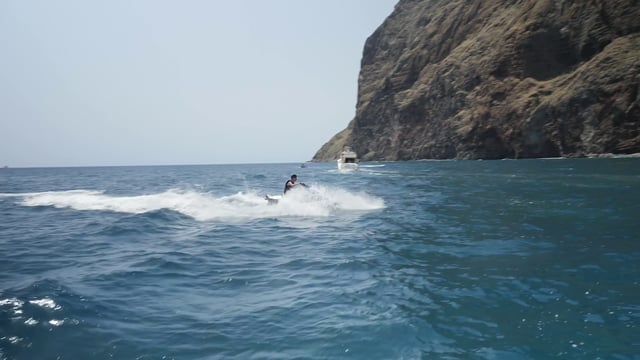 Making waves with a jetski