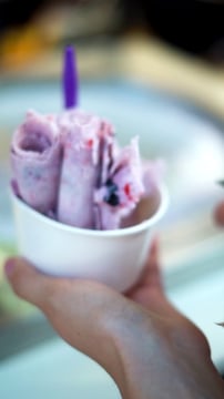 Thai berry ice cream