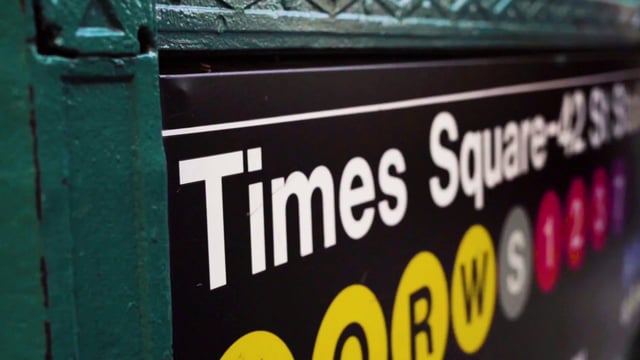 Times Square Station sign