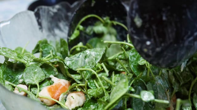 Mezcla de ensalada de camarones