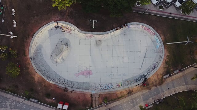 A skate park
