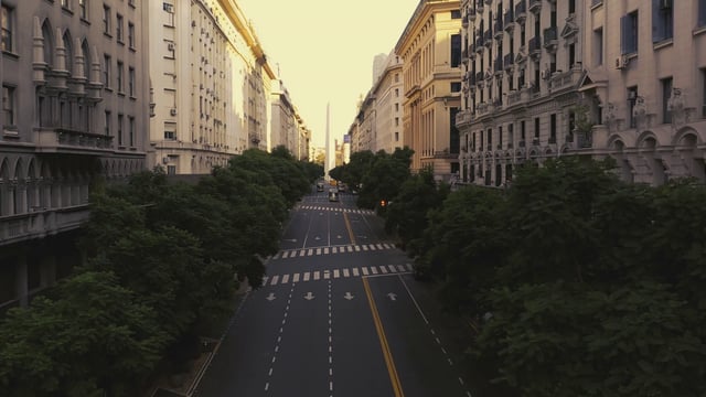 阿根廷空旷的街道