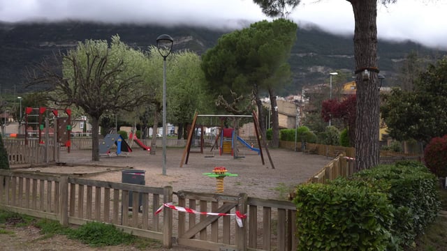 Empty Spanish playground