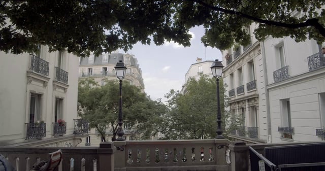 Balcón en París